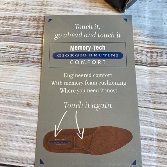 NEW Giorgio Brutini size 8 1/2 dress shoe with - Picture 12 of 16